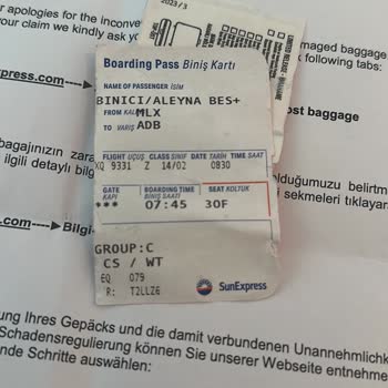 SunExpress Hava Yolları Sağlam Bagajımı Kırık Teslim Aldım