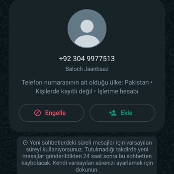 WhatsApp Dan Rahatsız Edici Mesajlar Alıyorum Şikayetçiyim
