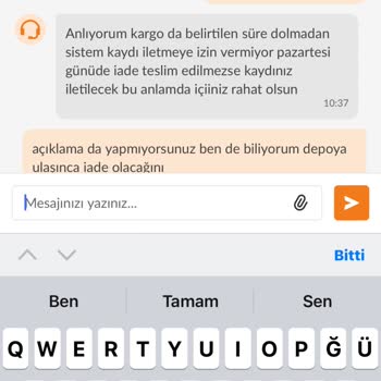 Trendyol Express İade Kargomu Bekletiyor