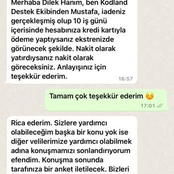 Kodland Eğitim Kurumu Haksız Yere Ders Ücreti Aldı