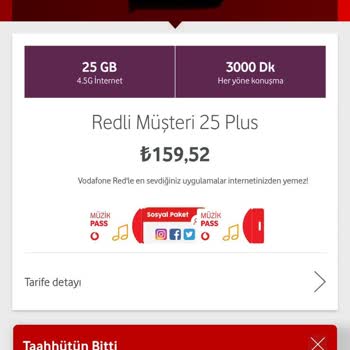 Vodafone Tarifelerine Uyguladığı Zam (? )