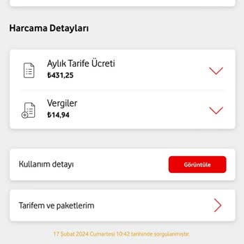 Vodafone Tarifelerine Uyguladığı Zam (? )