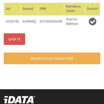 iData 9 Aydır Atama Bekliyorum