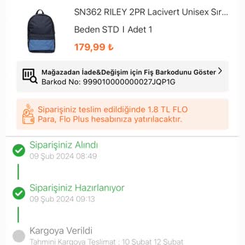 FLO Ayakkabı FLO Parayı Alıp, Ürünü Göndermiyor