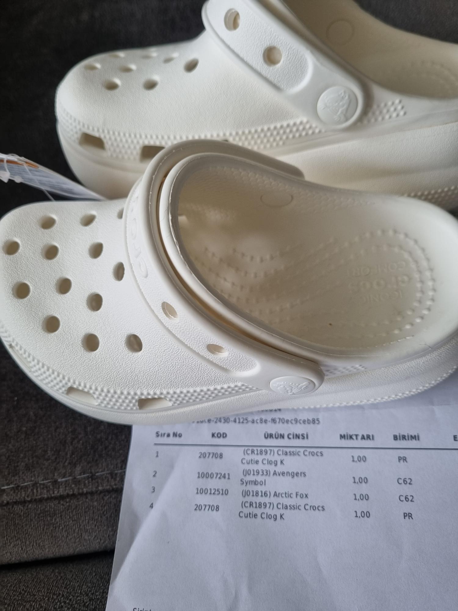 European Fashion Çift Fatura Tek Ürün Crocs Siparişimde Yaşadığım