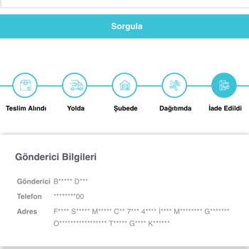 Scotty Kargomu İade Etmiş