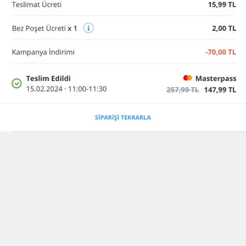 Bisu Teslim Ettiklerini İddia Ettikleri Gelmeyen Sipariş!
