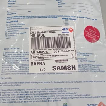 Hepsiburada'da "yazıcı Bende" Satıcısı Boş Kargo Yolladı