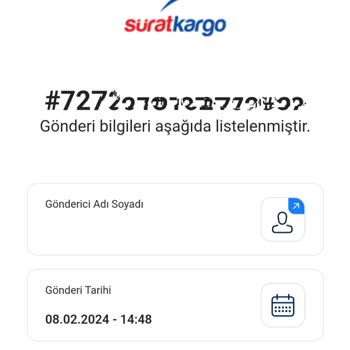Sürat Kargo Ürünüm Teslim Edilmedi, Bilgi Verilmedi. Ürünüm Nerede?
