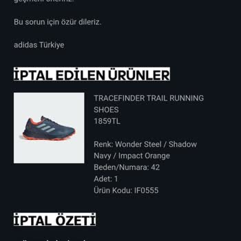 Adidas'tan Aldığım Ayakkabı