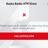Ziraat Bankası Başka Banka ATM İtiraz İle İlgili Yapılan Başvuruyla İlgilenilmemesi