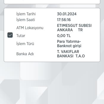 Ziraat Bankası Başka Banka ATM İtiraz İle İlgili Yapılan Başvuruyla İlgilenilmemesi