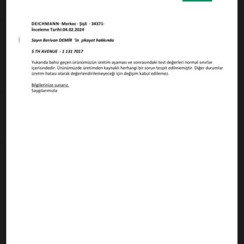 Deichmann Hakiki Deri Ürün Sahte Çıktı