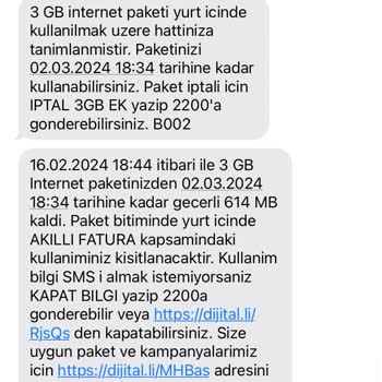 Turkcell Ek Paketimin 10 Dakikada Bitmesi