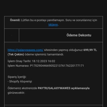 Galaxy Wawe Şikayet