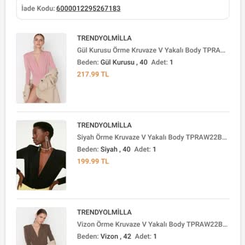 Trendyol İademi 2 Aydır Yapmıyor.