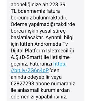 D-Smart Aynı Ay İçin Üç Farklı Fatura Düzenledi, Şikayetçiyim.