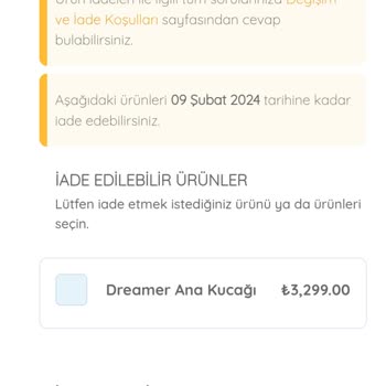 E-bebek İade Sorunu!