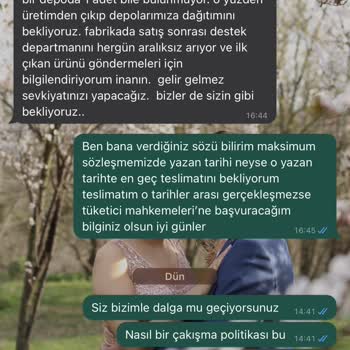 Kelebek Mobilya Teşhir Ürünü Gönderdi
