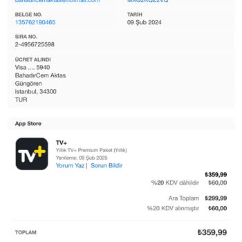 TV+ Üyeliğimi Başlattı Ama Yayın Vermiyor!