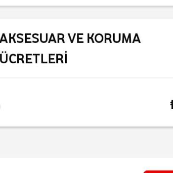 Vodafone Habersiz Aksesuar Parası