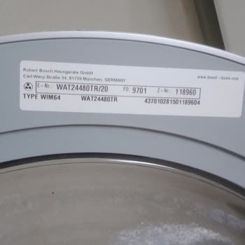 Bosch Çamaşır Makinem Çalışmıyor.