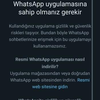 GB WhatsApp Açılmıyor Onay Kodu Vermiyor