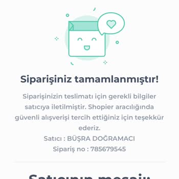 Büşra Doğramacı Boutique Para İadesi Yapılmasını İstiyorum
