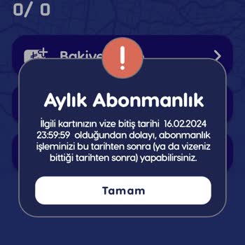 BURULAŞ Bursakart Abonman Yükleme Sorunu