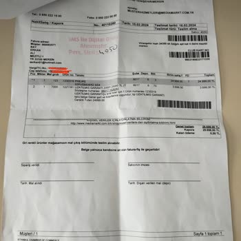 Media Markt Mersin'deki Elektronik Mağazasında Yaşanan Teslimat Sorunu