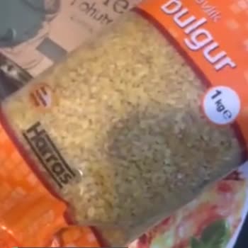 File Market Harras Açılmamış Pakette Böcek Olan Bulgur