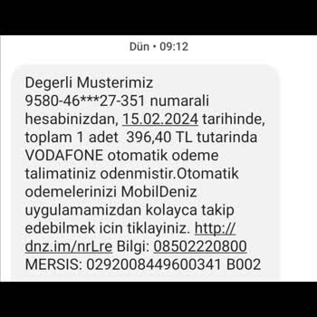 Vodafone Haksız Kazanç Sağlıyor