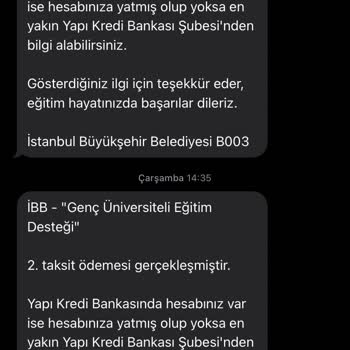 İbb Bursumun İkinci Parti Yatırılmadı