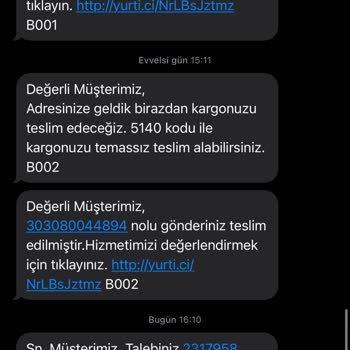 Yurtiçi Kargo Kargom Yanlış Daireye Bırakıldı