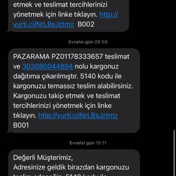 Yurtiçi Kargo Kargom Yanlış Daireye Bırakıldı