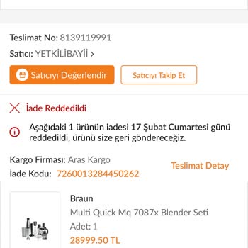 Trendyol Tüketici Yanında Değil