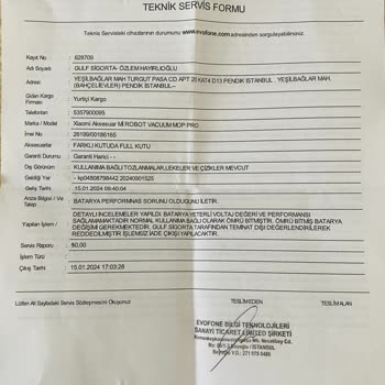 Xiaomi Garanti Kapsamındaki Ürün Sorunu Ve Desteksizlik