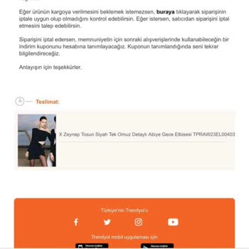 Trendyol Paramı Da Ürünü De İade Etmedi
