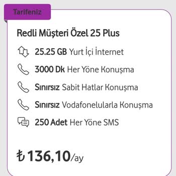 Vodafone Fahiş Kampanya Teklifleri
