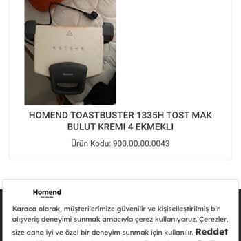Karaca Züccaciye Karaca Homend Markası Ürününün Arkasında Durmuyor