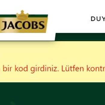 Jacobs Çekilişi (Kullanılmış Kod Hatası) -Acil