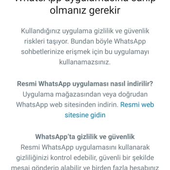 WhatsApp Açılmıyor Açılmasını İstiyorum