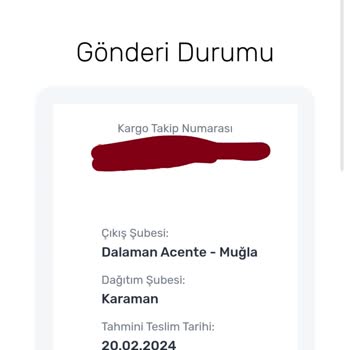 Sürat Kargo Teslim Edilmeyen Kargo