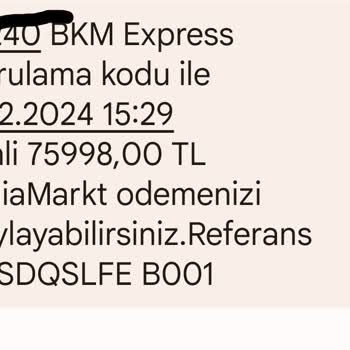 BKM Express Ve Media Markt Tarafından Bilgim Olmayan İşlem