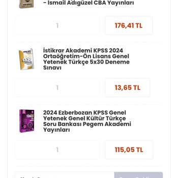 YKM Kitap Kargoya Kitaplarımı Vermiyor