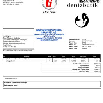 Deniz Butik Ve Kargom Sende Şikayet Var