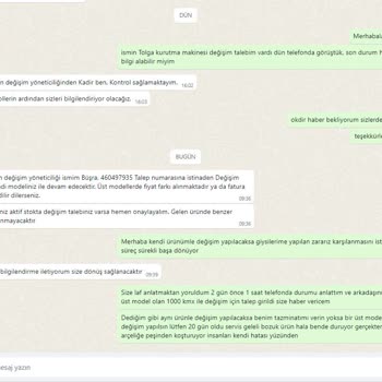 Arçelik Kurutma Makinesi Mağduruyum!