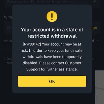 Binance Hesap Dondurma Şikayeti