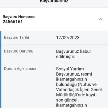 Aile ve Sosyal Hizmetler Bakanlığı Başvurum Kabul Edildi Ama Param Yatmadı