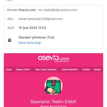 Osevio.com / Solmuş Ve Soluk Çiçek Ve Zamanında Teslim Edilemeyen